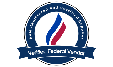 SAM Federal UEI Registered Vendor badge